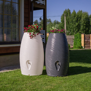 Емкость декоративная Rostok Modern 500 л черный гранит