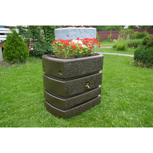 Емкость декоративная Rostok Wood 300 коричневая